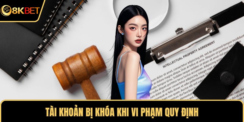 Tài khoản bị khóa khi vi phạm quy định